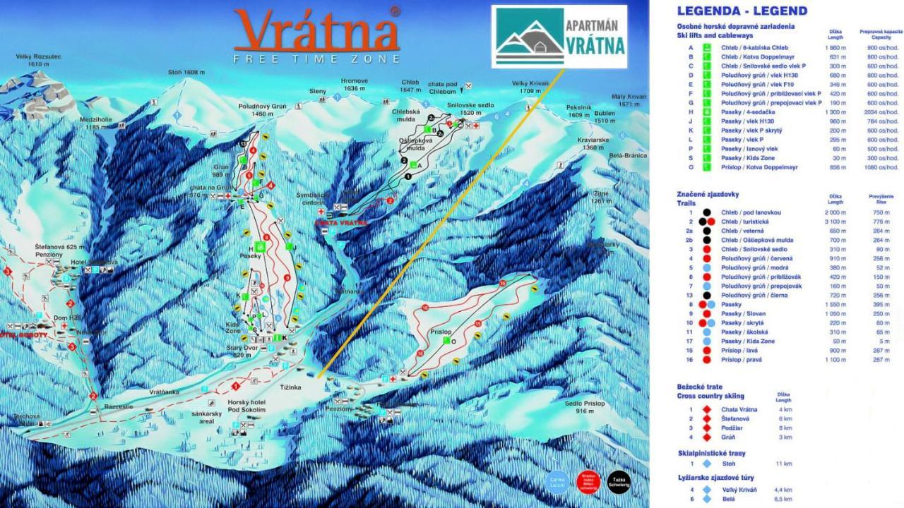 Apartman Vratna Терхова Екстер'єр фото